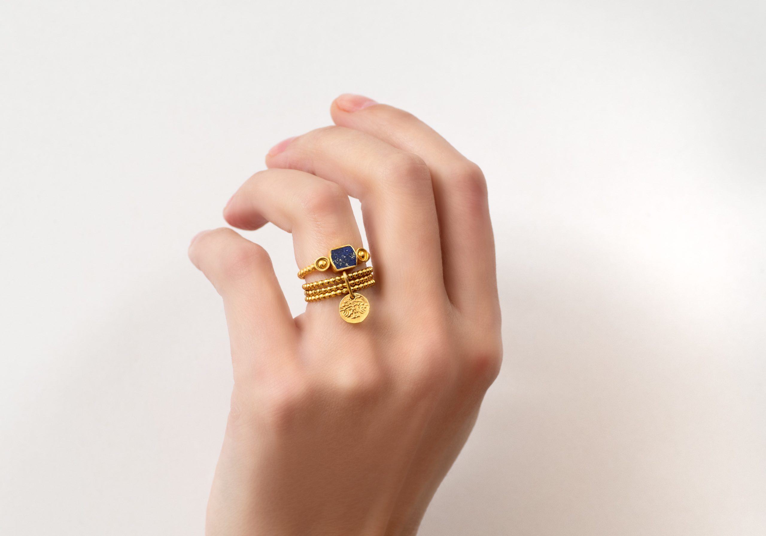 Copm3 ბეჭედი ნატურალური ქვით - Image 3