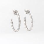 Earrings with a birdie head
