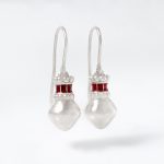 Earrings with Enamel