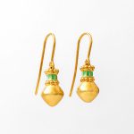 Earrings with Enamel