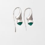 Earrings with Natural Stone