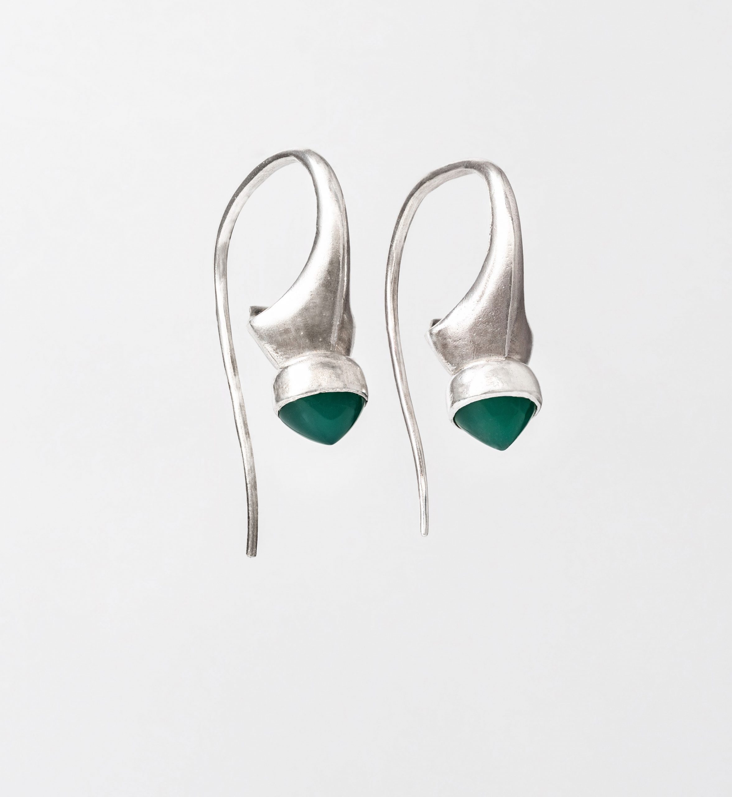 E09 Серьги с натуральным камнем — изображение 1