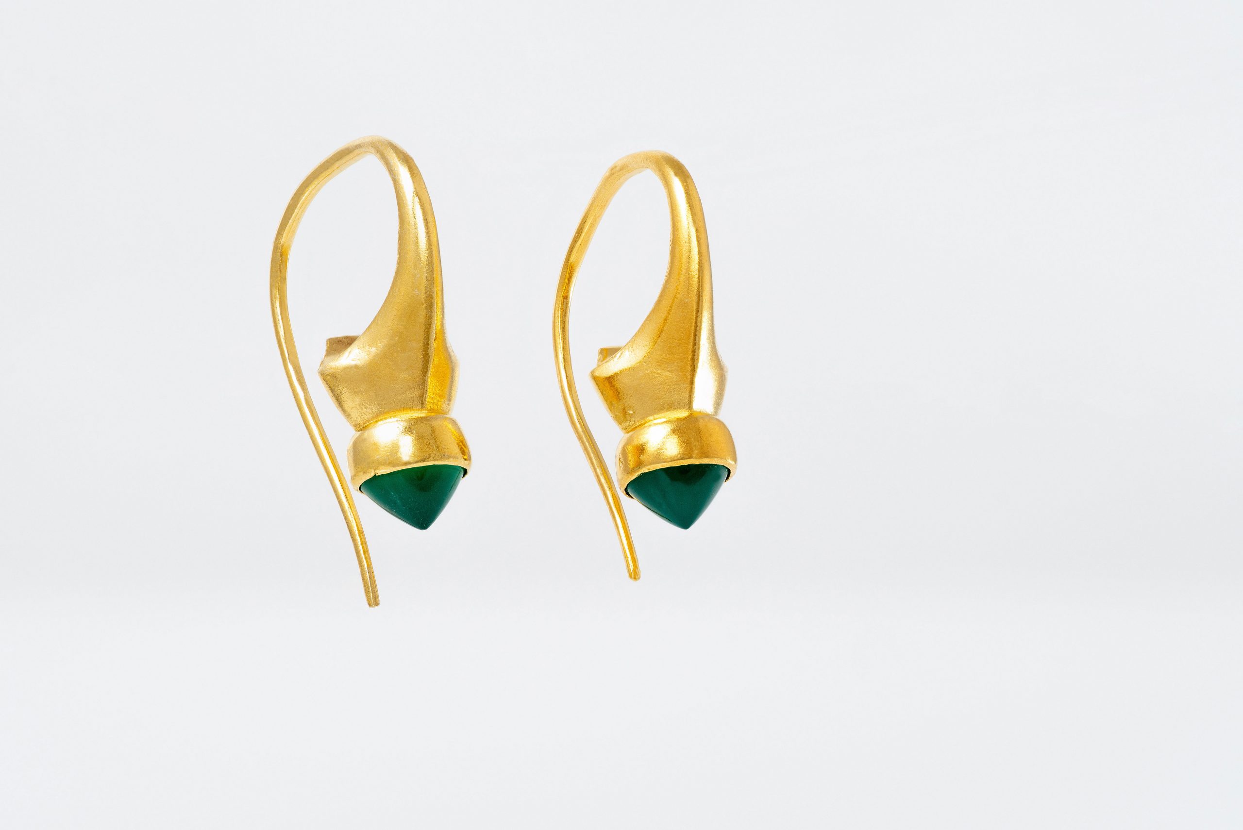 E09 Серьги с натуральным камнем — изображение 1