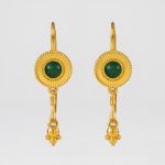 Earrings with Natural Stone