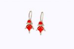 Earrings with Enamel