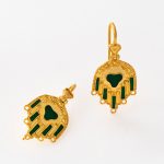 Earrings with Enamel