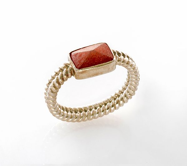 Ring with Natural Stone