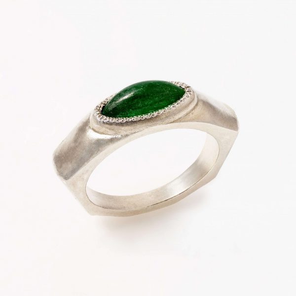 ბეჭედი ნატურალური ქვით