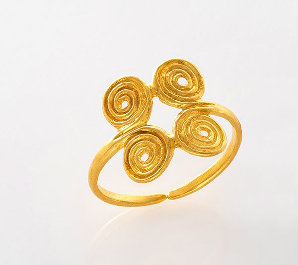 ბეჭედი სპირალისებური ხვეულებით