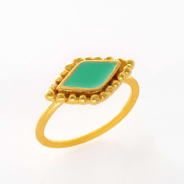 ბეჭედი რომბისებური მინანქრით