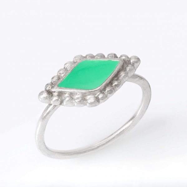 ბეჭედი რომბისებური მინანქრით