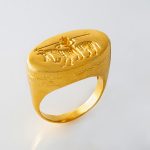 Ring with Ride Figure