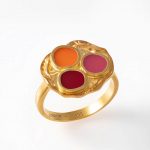 Ring with Enamel