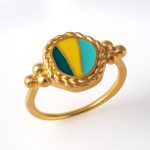 Ring with Enamel