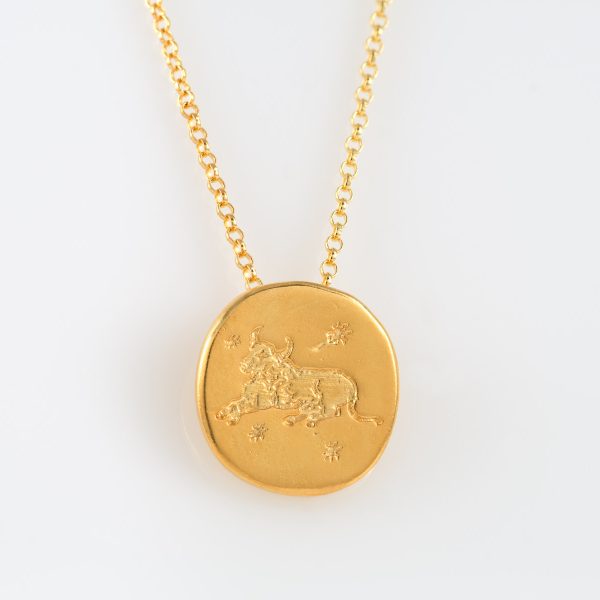 Кулон печатка зодиака «Телец» (Бык)