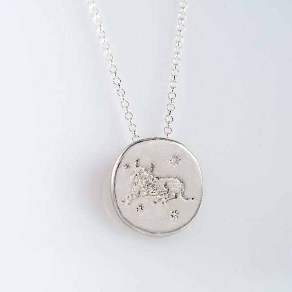 Кулон печатка зодиака «Телец» (Бык)