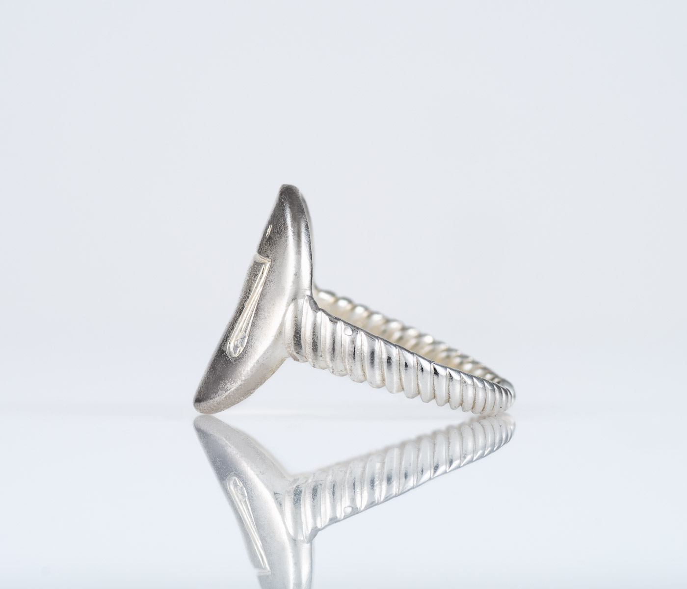 Stacked from 6 images. Method=A (R=8,S=4) Zodiac Signet Ring “Pisces” (Fish) - Image 2